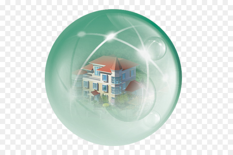 Maison En Bulle，Bulle Verte PNG