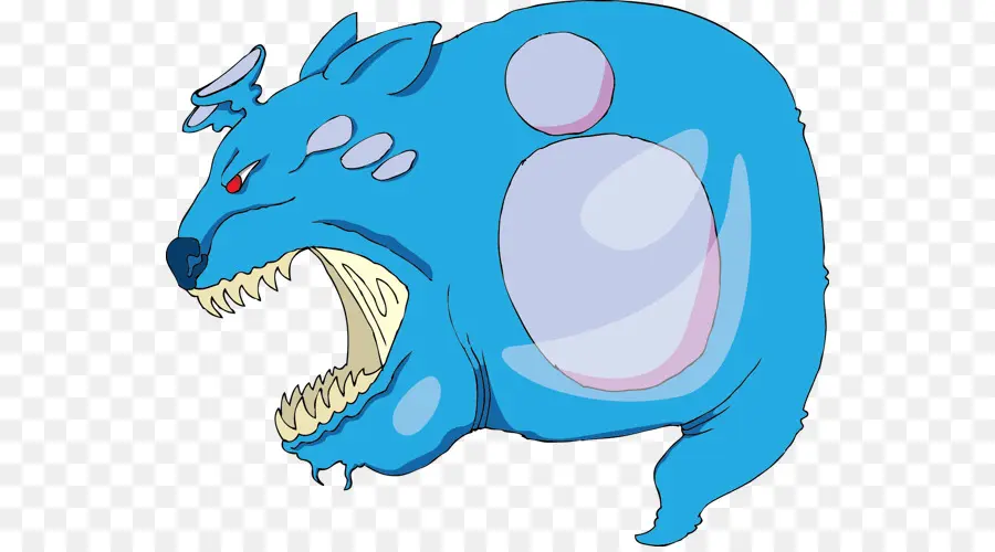 Monstre Bleu，Dessin Animé PNG