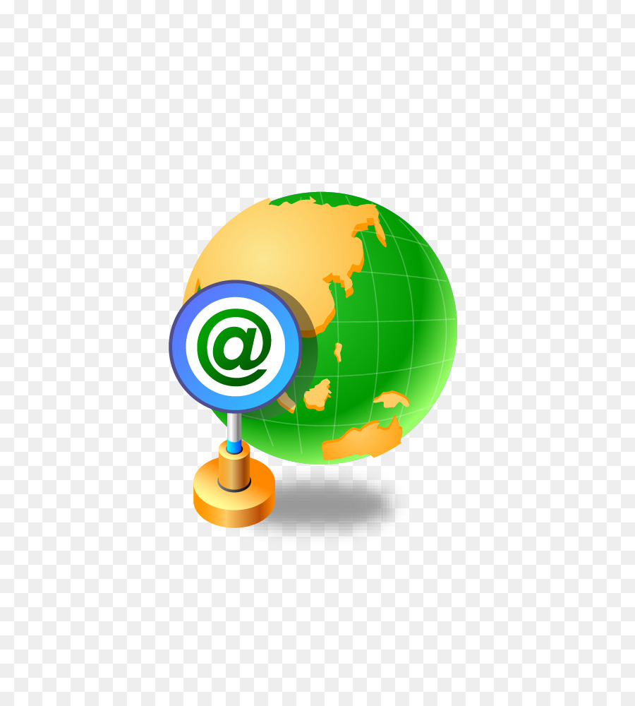 Globe Avec Symbole De Courrier électronique，Internet PNG