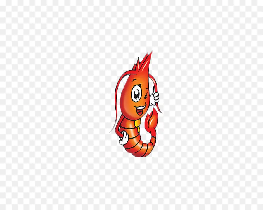 Crevette De Dessin Animé，Fruit De Mer PNG