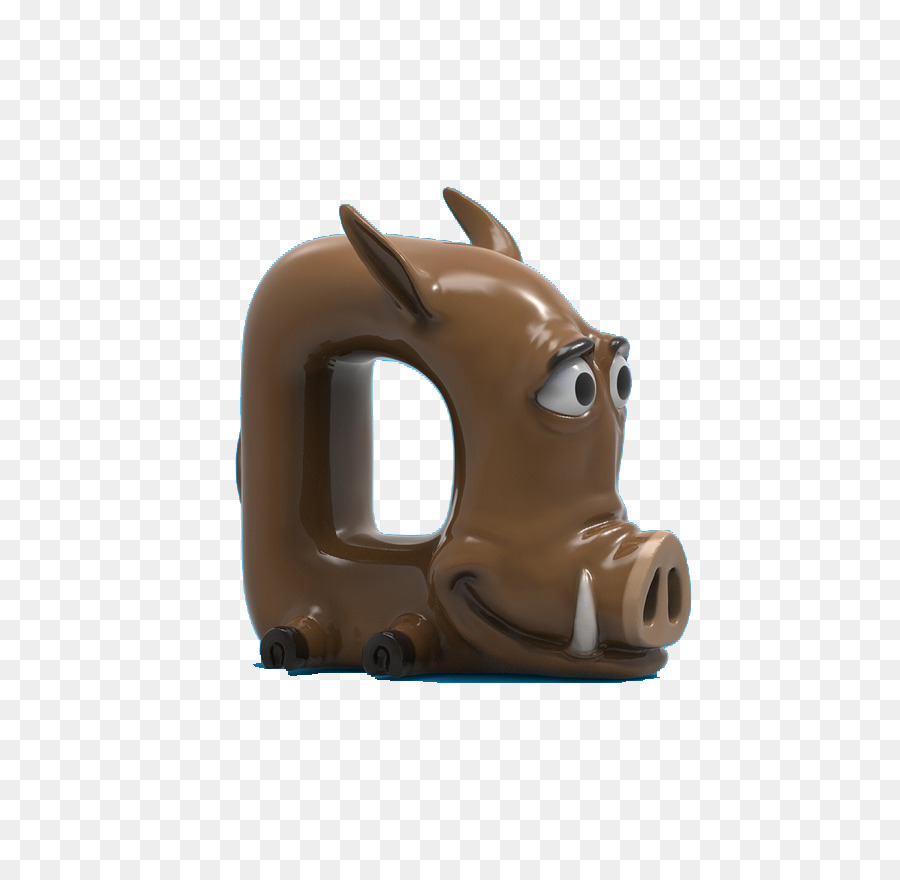 3d Sanglier，Lettre PNG