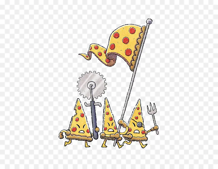 Tranches De Pizza，Drapeau PNG