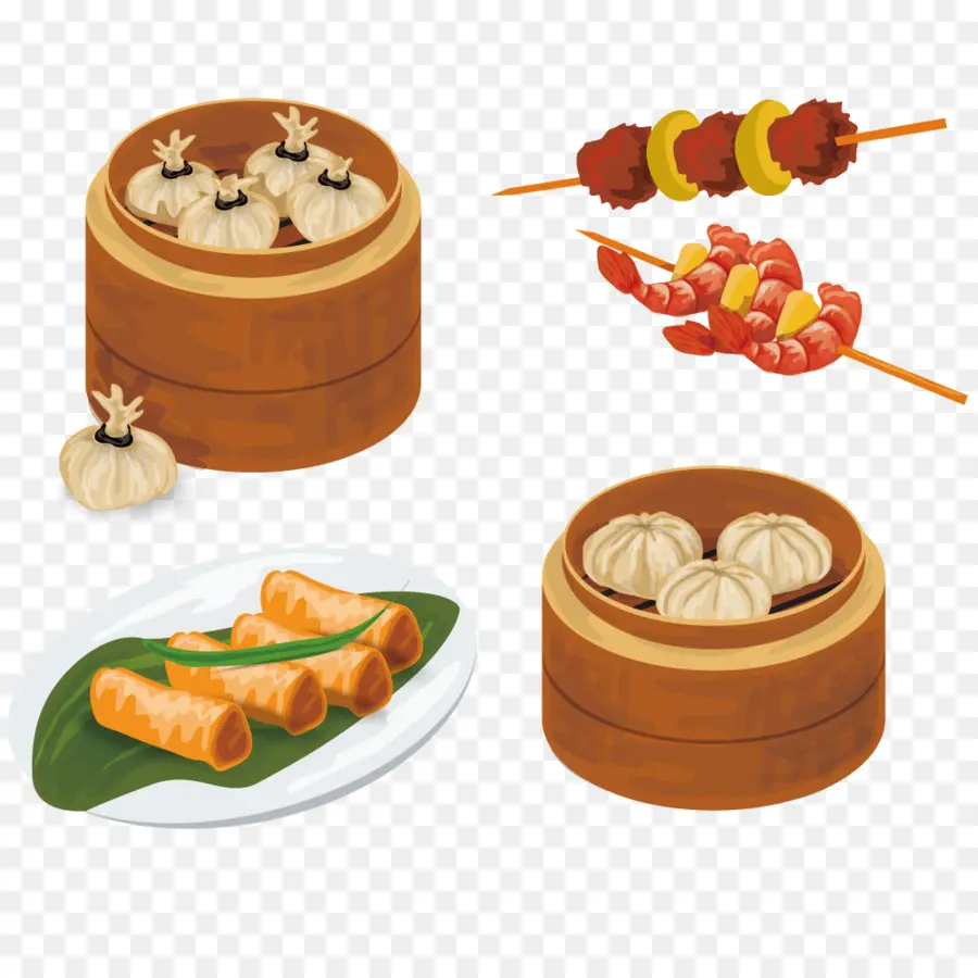 Dim Sum，Boulettes PNG