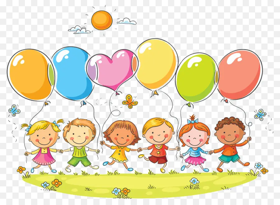 Enfants，Ballons PNG