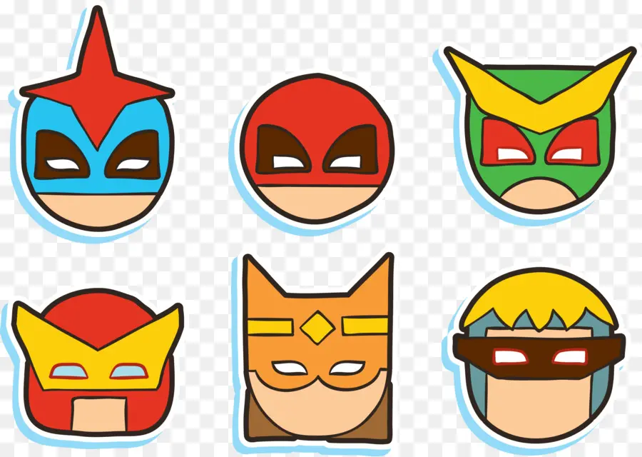 Masques De Super Héros，Masques PNG