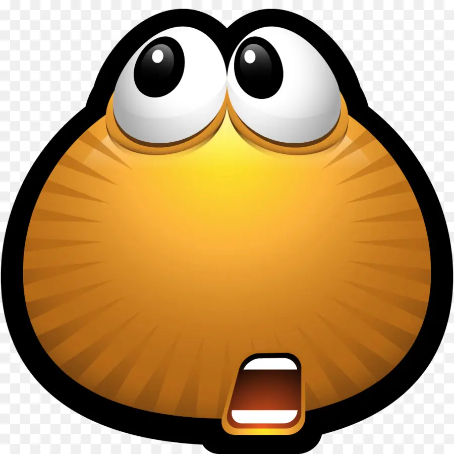 Emoji Surpris，Affronter PNG