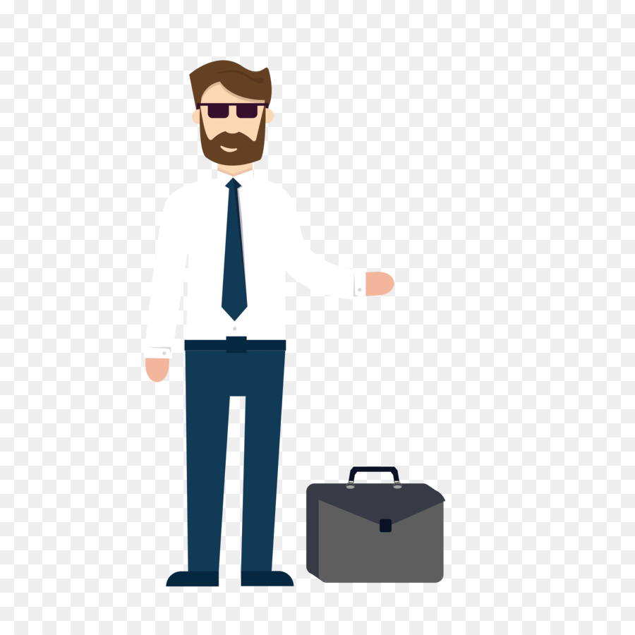 Homme D'affaires，Mallette PNG