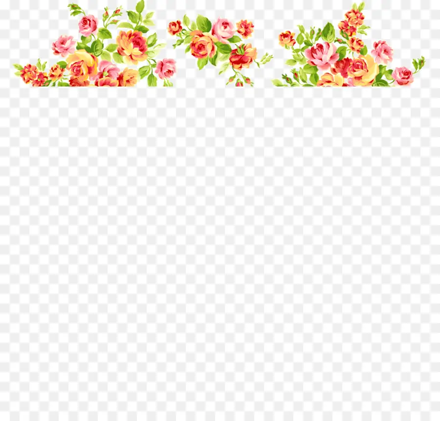 Bordure Florale，Frontière PNG