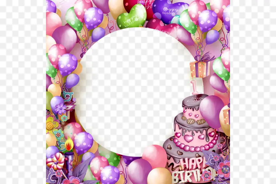 Anniversaire，Cadre Photo PNG