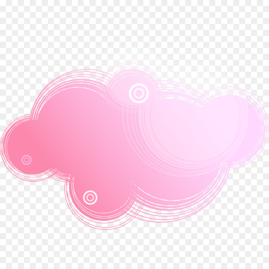 Nuage Rose，Formes PNG