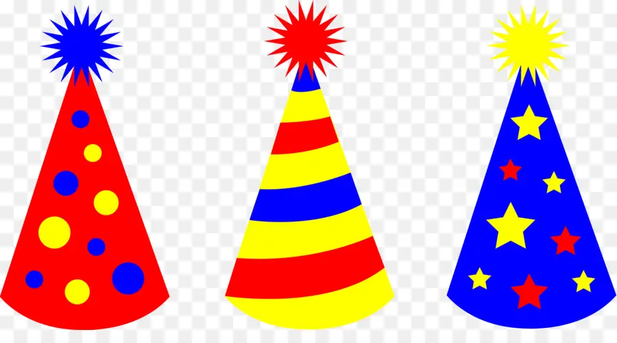 Chapeaux De Fête，Coloré PNG