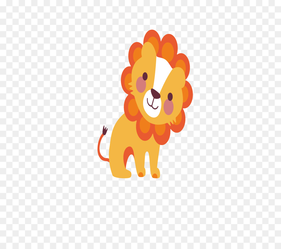 Lion Mignon，Dessin Animé PNG