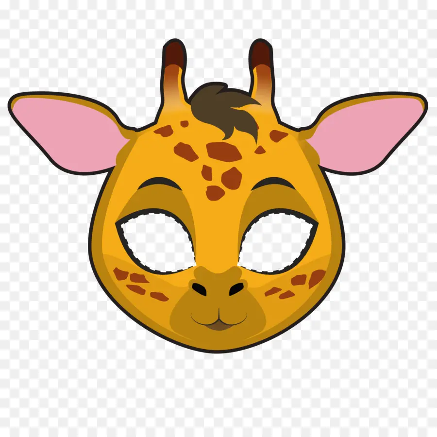 Masque Girafe，Animal PNG