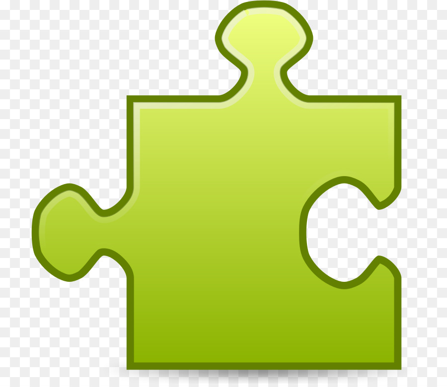 Pièce De Puzzle，Vert PNG