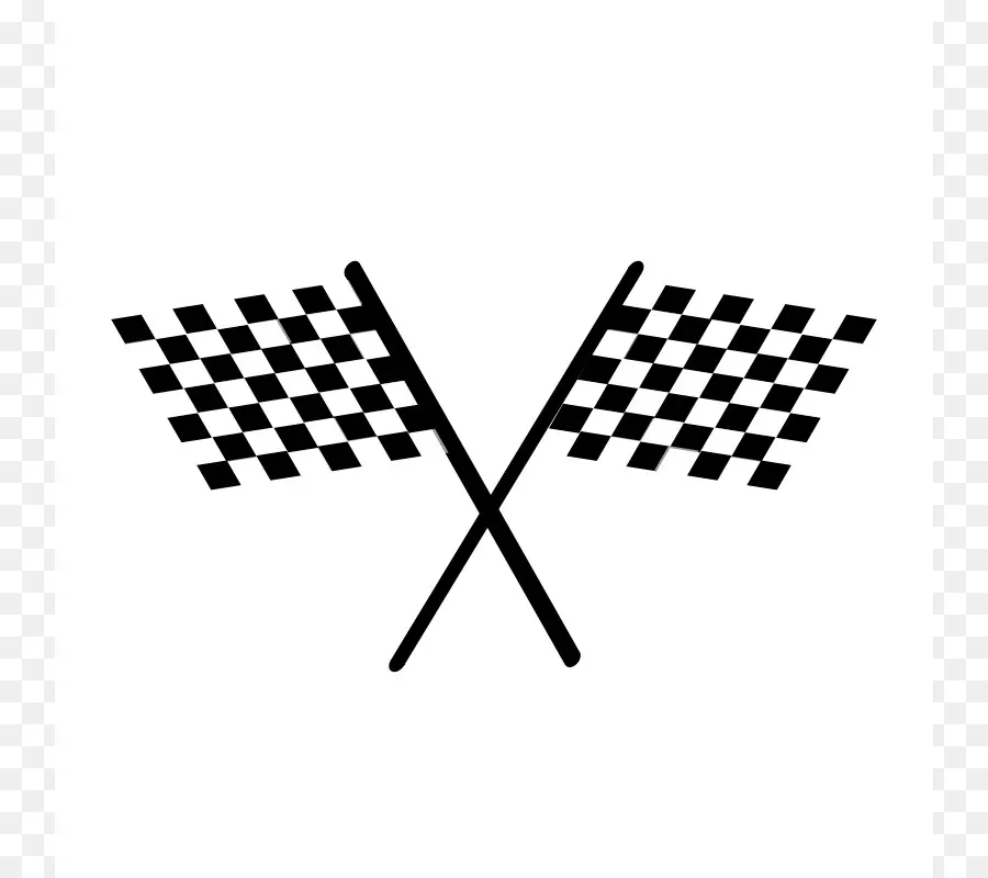 Drapeaux à Damier，Course PNG