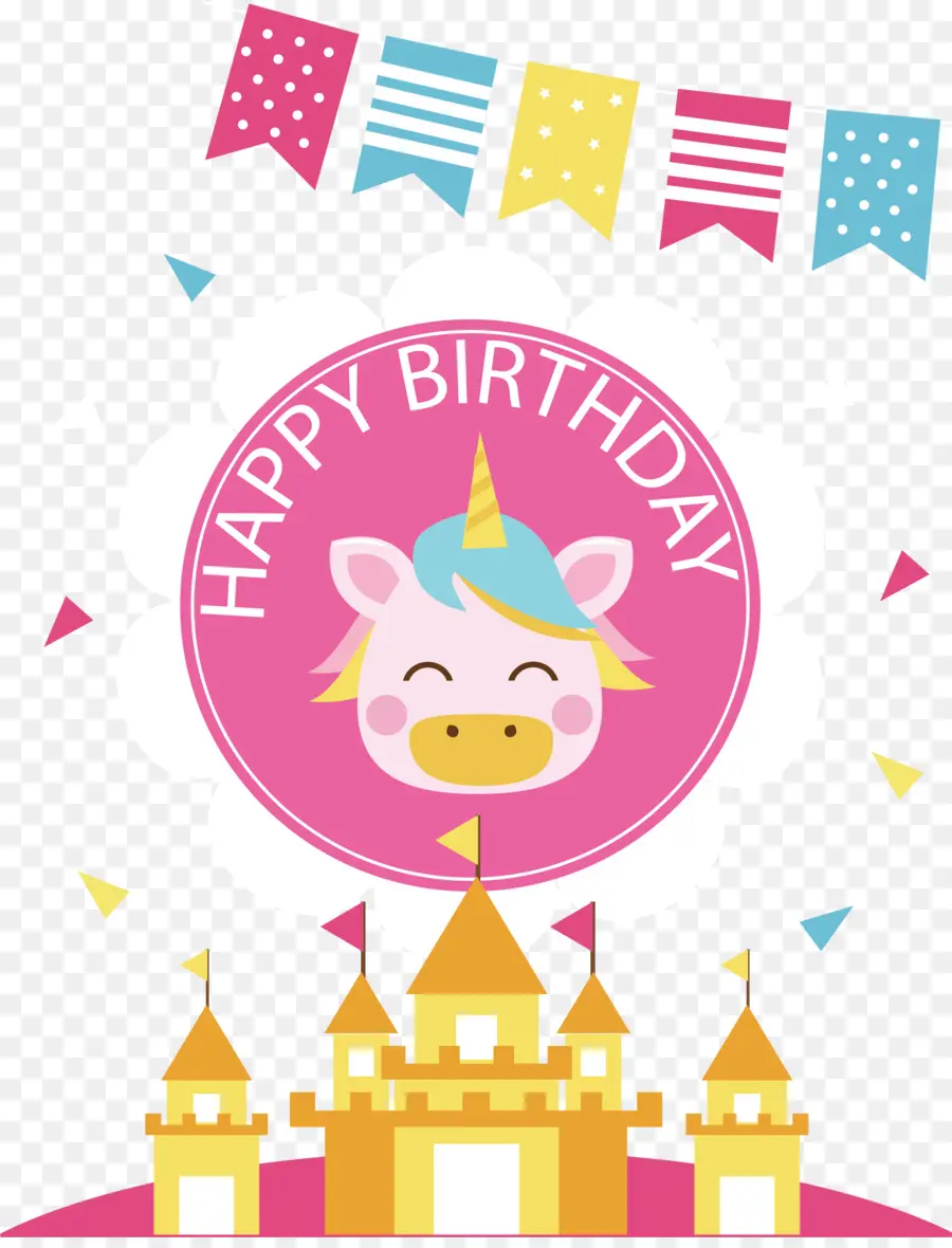 Joyeux Anniversaire Licorne，Licorne PNG