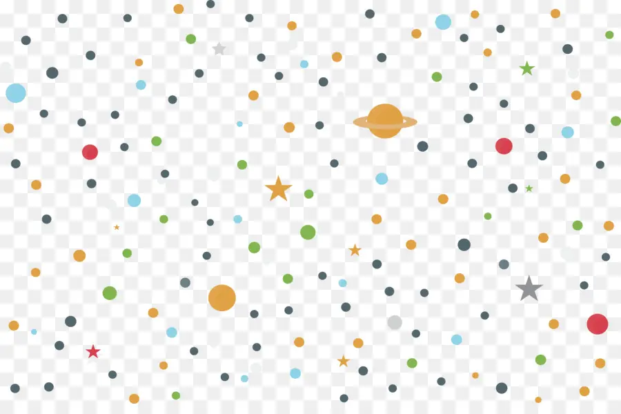 Points Colorés，Étoiles PNG