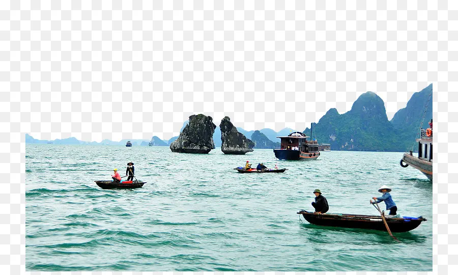 Bateaux Sur L'eau，Mer PNG