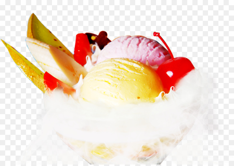 Crème Glacée，Sundae PNG