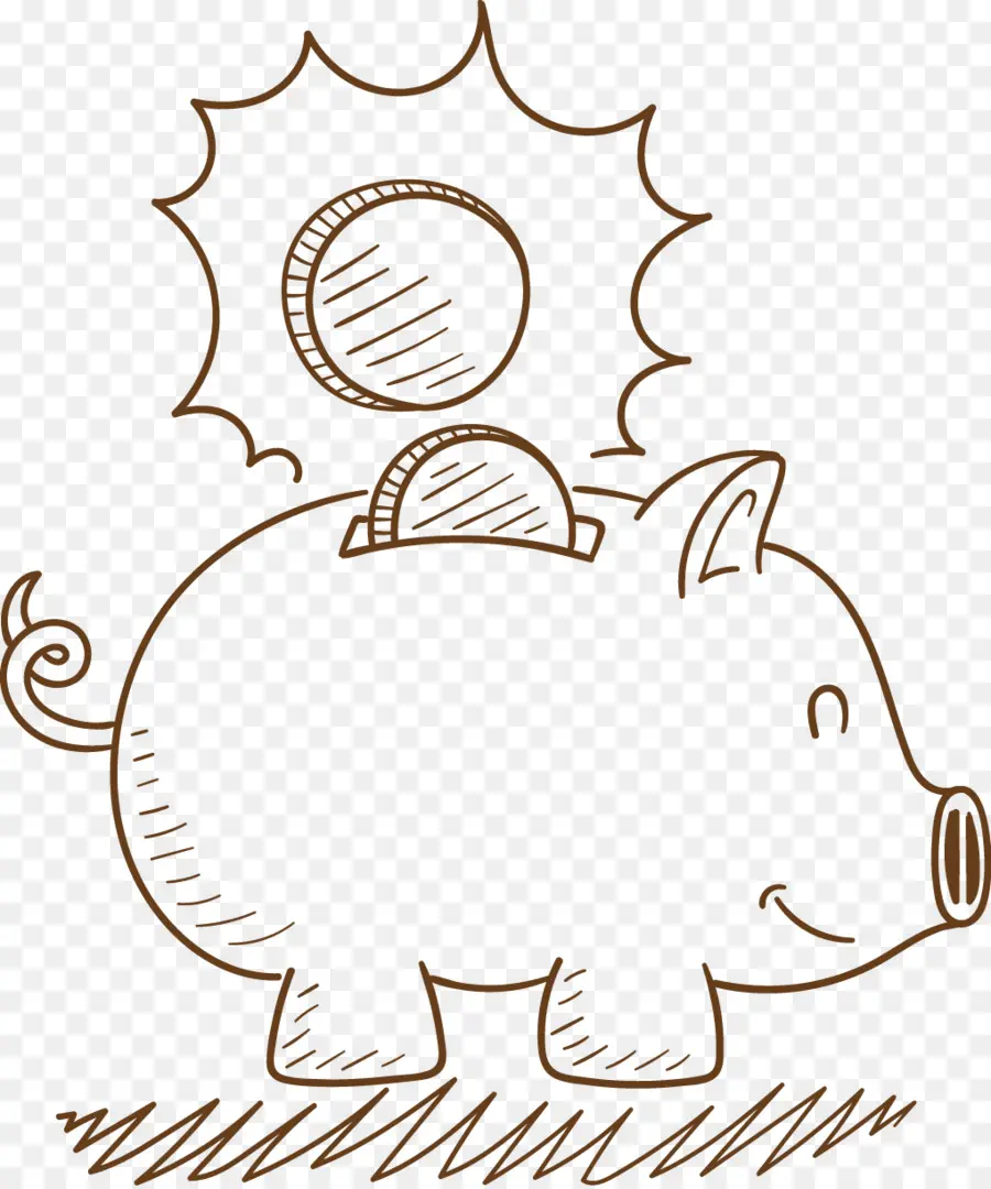 Cochon，Tirelire PNG