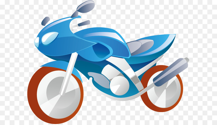 Moto Bleue，Vélo PNG