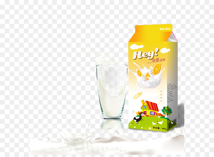 Carton De Lait Et Verre，Lait PNG