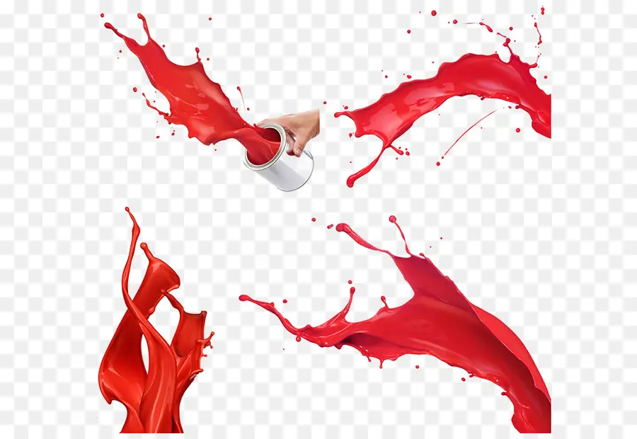 Peinture，Rouge PNG