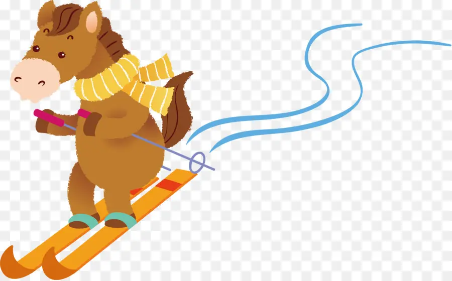 Cheval，Ski PNG