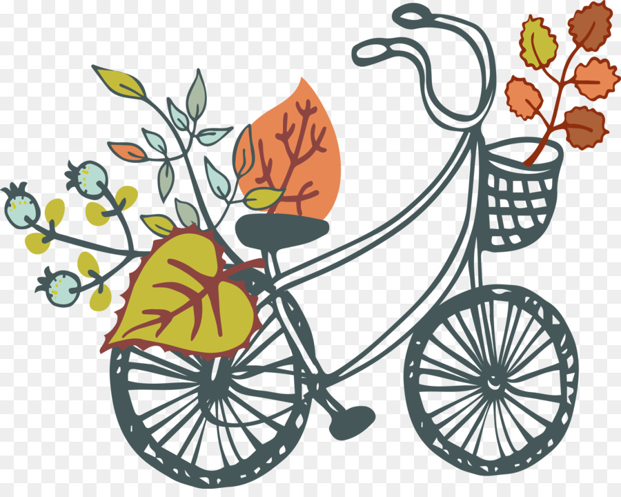 Vélo，Feuilles PNG