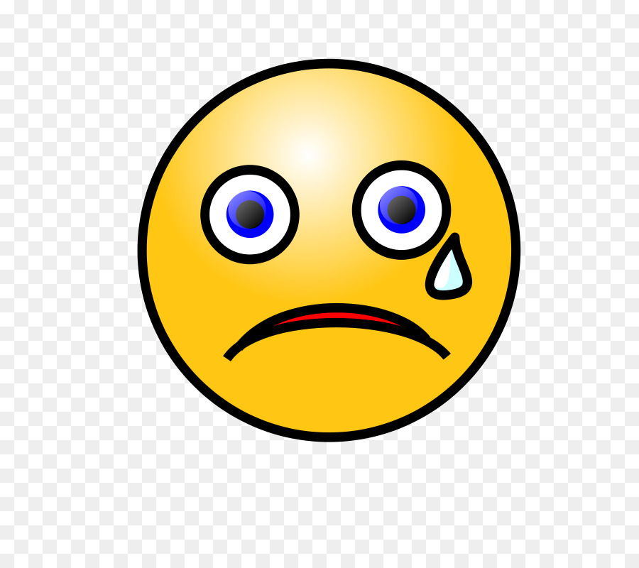 Emoji Triste，Larmes PNG