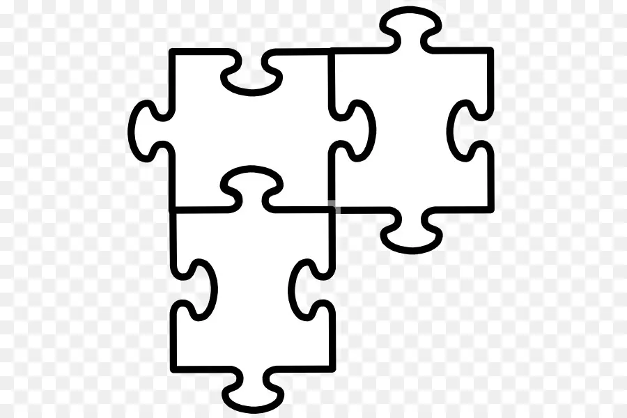 Pièce De Puzzle，Contour PNG