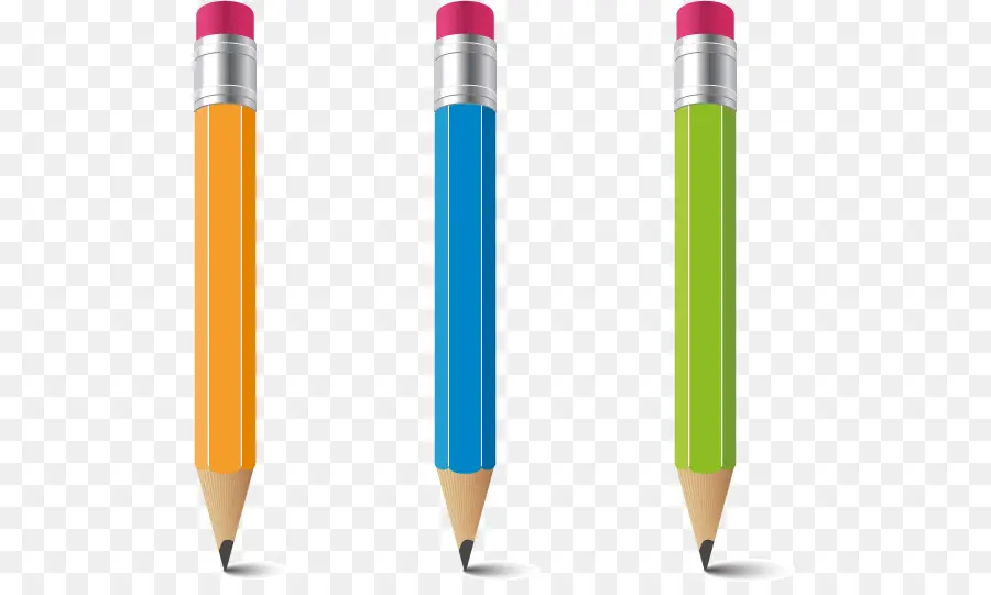 Crayons De Couleur，Papeterie PNG