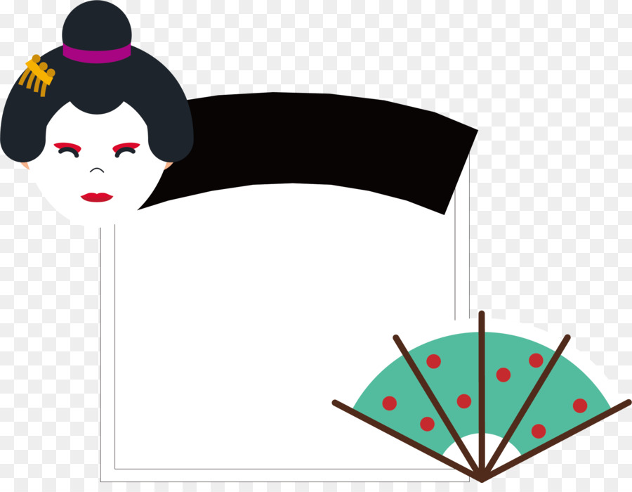 Geisha，Ventilateur PNG