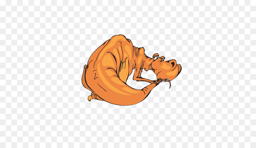 Dinosaure Orange，Créature PNG