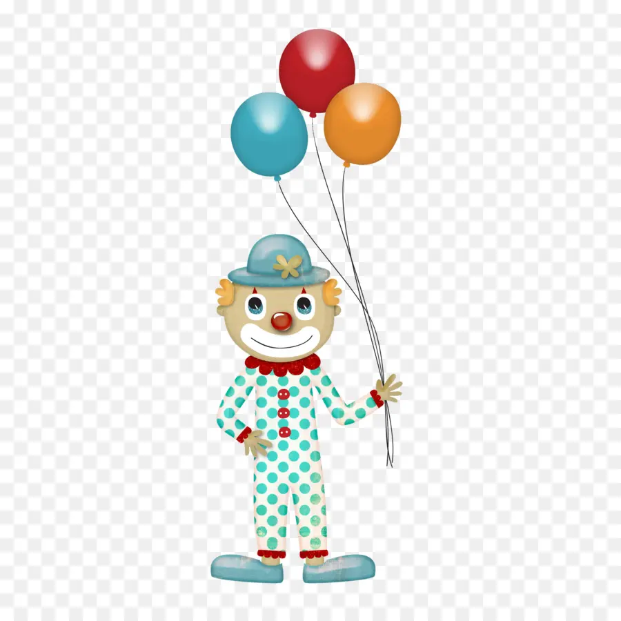 Clown，Ballons PNG