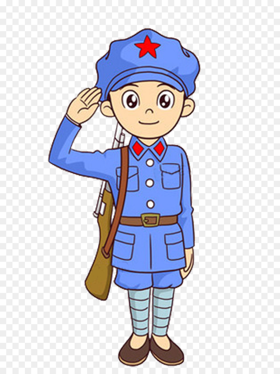 Soldat De Dessin Animé，Uniforme PNG