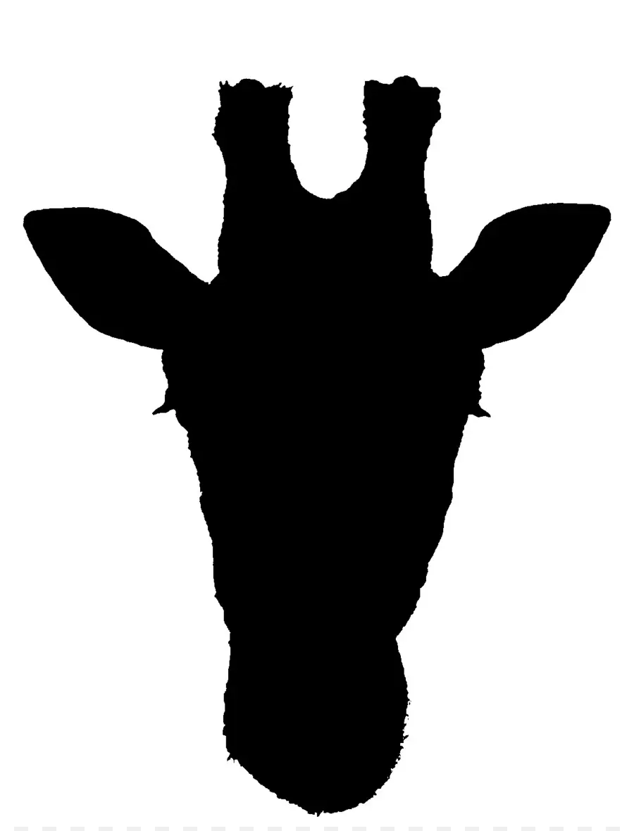 Girafe，Silhouette PNG