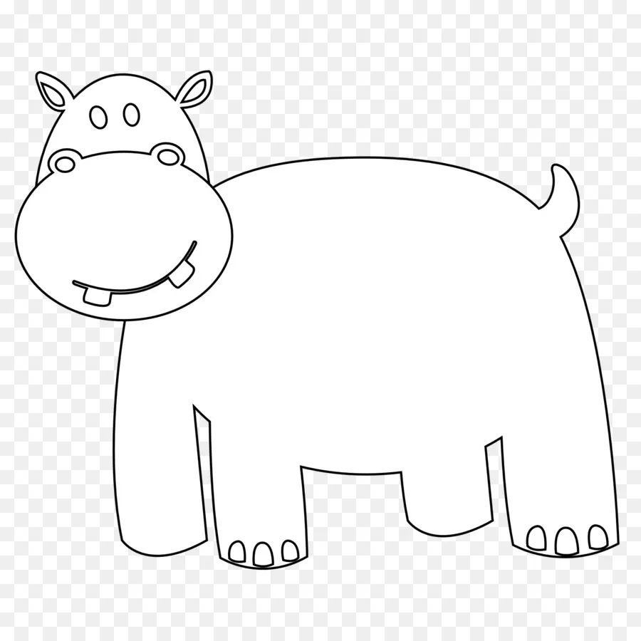 Hippopotame，Mammifère PNG