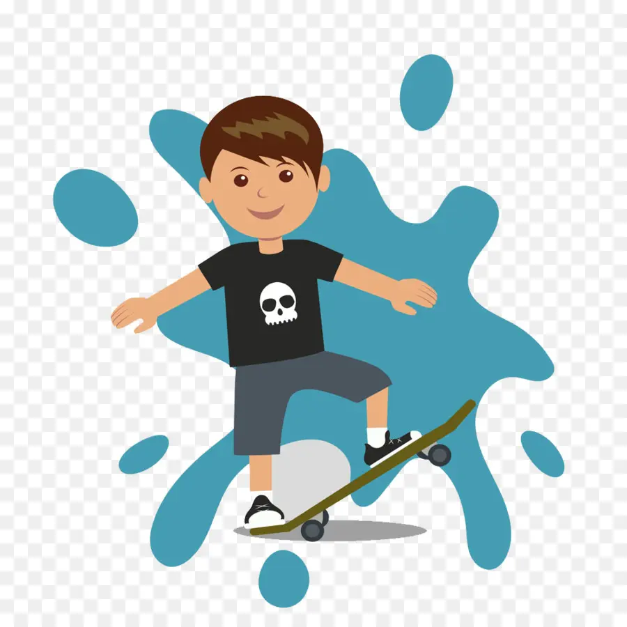 Garçon De Skateboard，Skateboard PNG