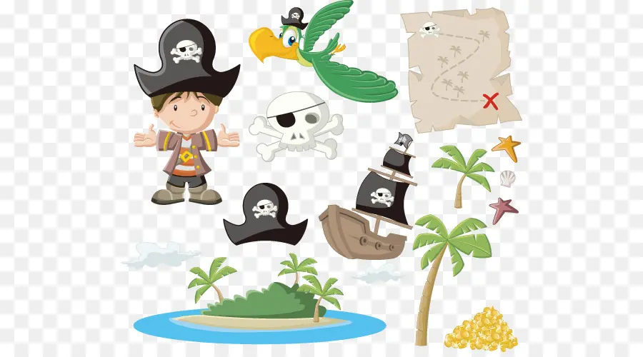 Thème Pirate，Pirate PNG