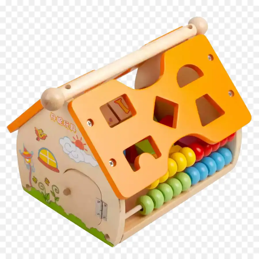 Maison De Jouets En Bois，Trieur De Formes PNG