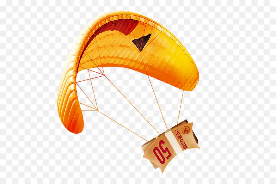 Parachute Avec De L'argent，Parachute PNG