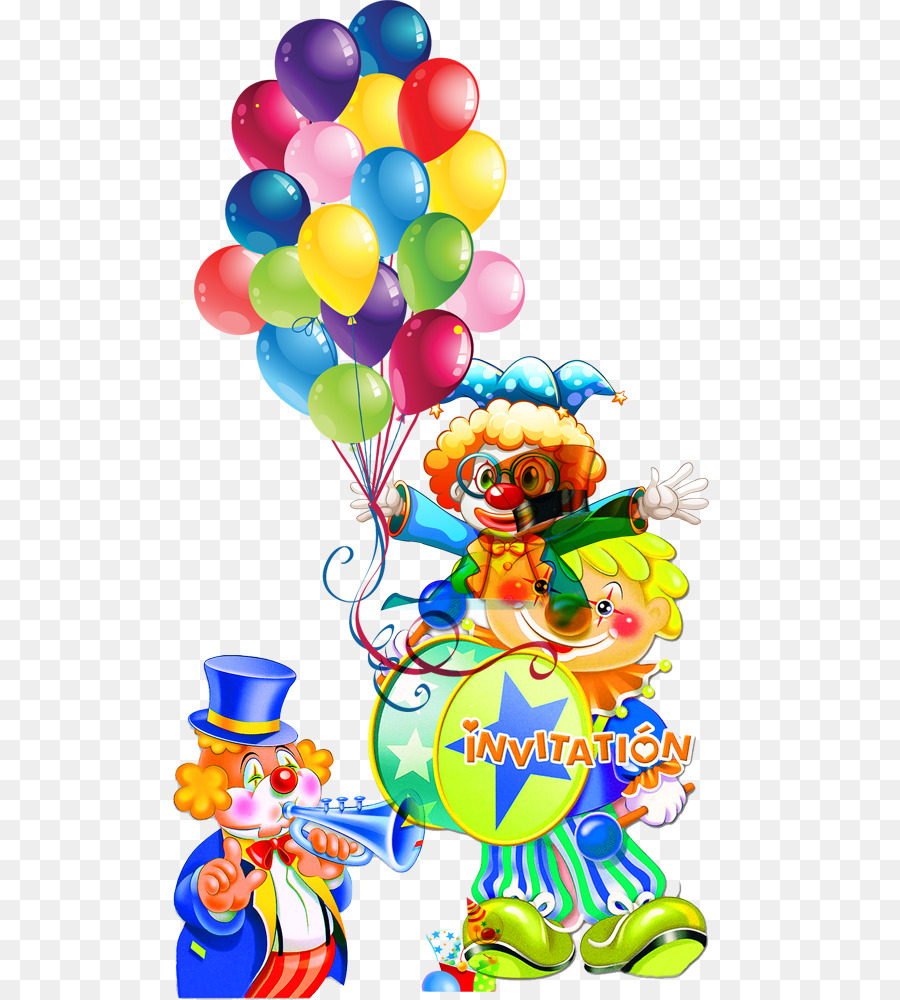 Clowns，Ballons PNG