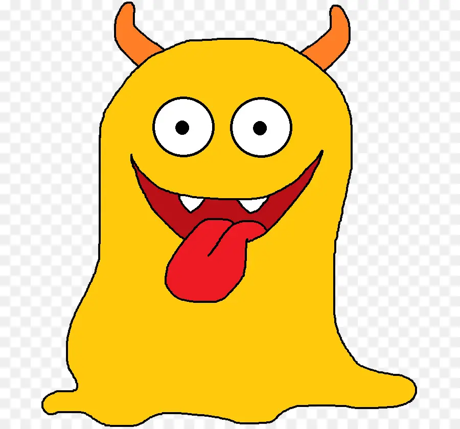 Monstre Jaune，Dessin Animé PNG