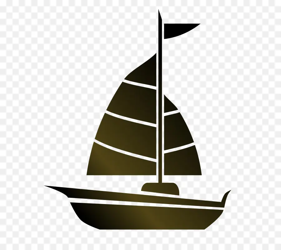 Navire D'or，Voile PNG