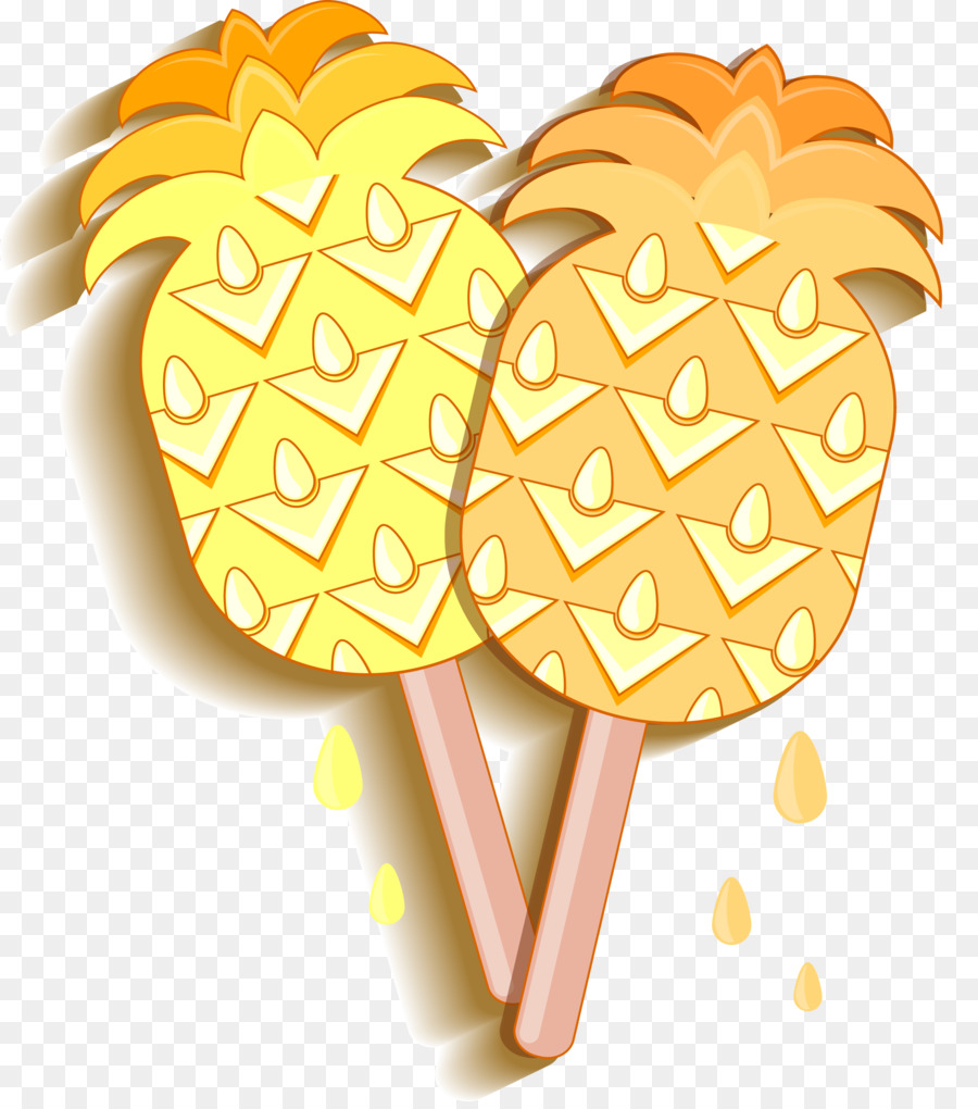 Glace，Ananas PNG