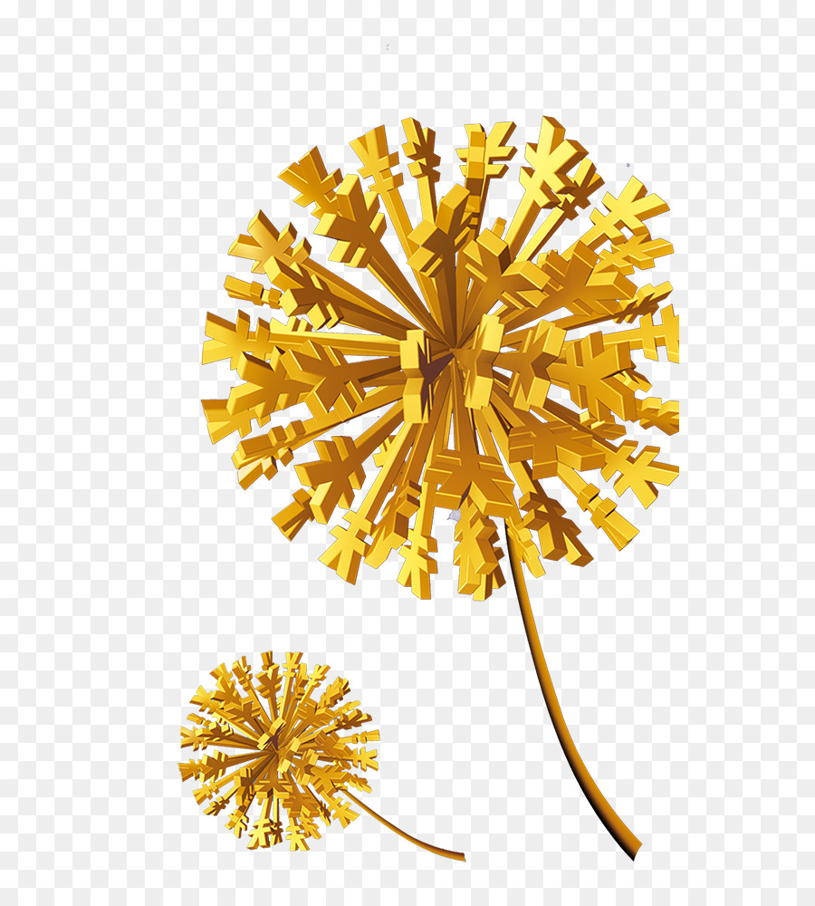 Fleur D'or，Pissenlit PNG