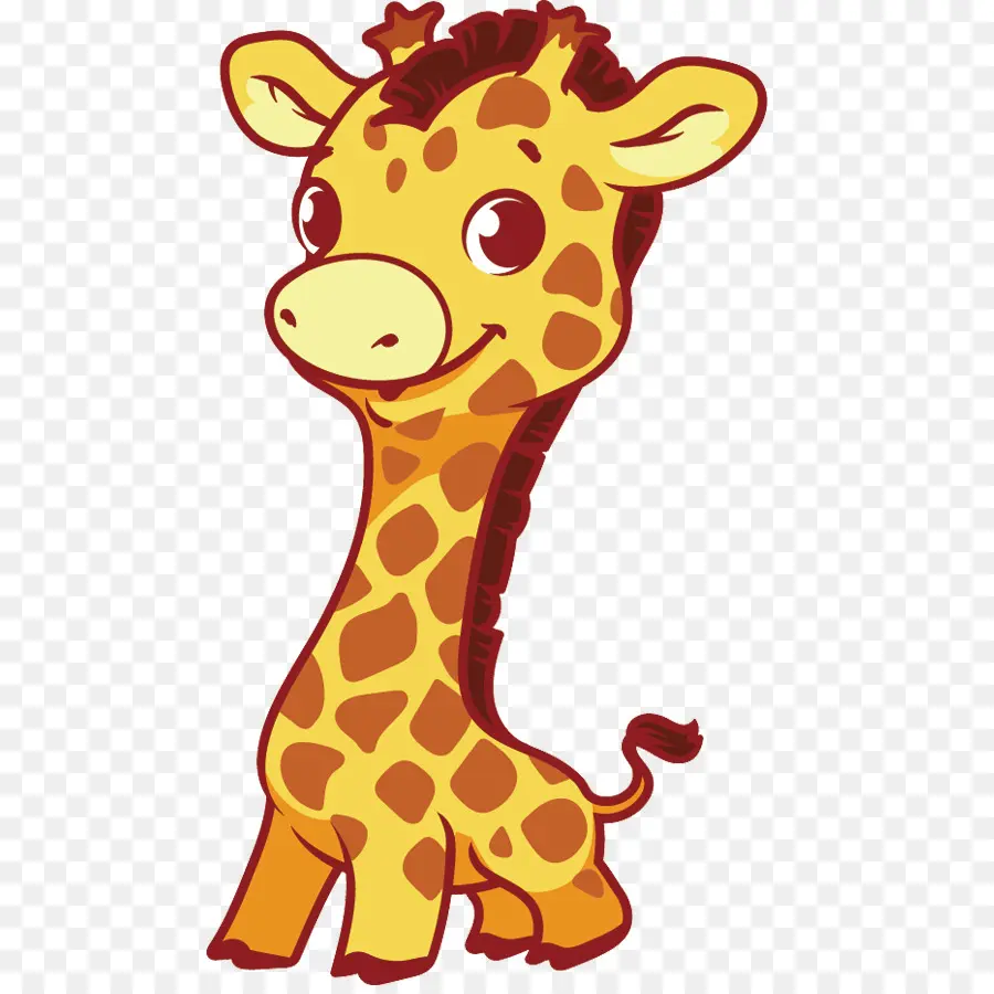 Girafe Mignonne，Dessin Animé PNG