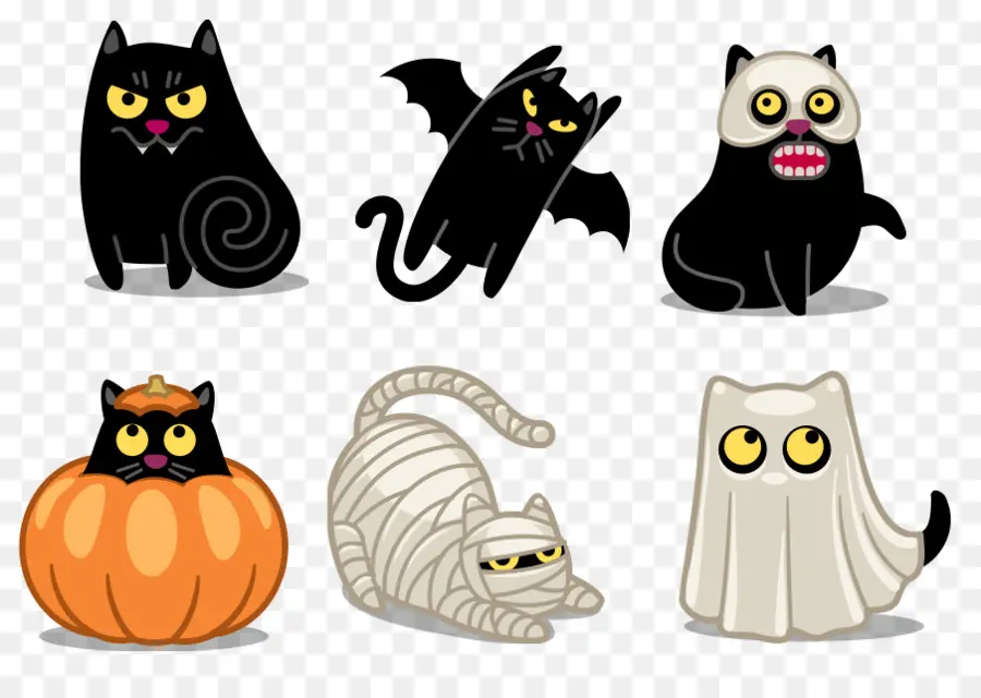 Chat，Halloween PNG