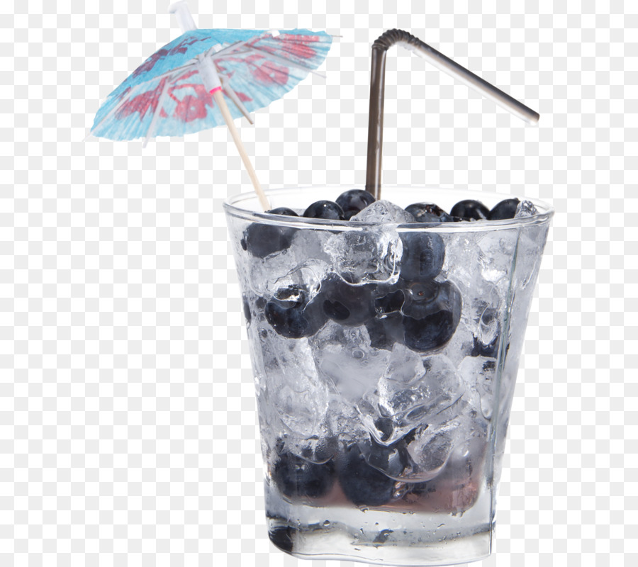 Boisson Aux Bleuets，Glace PNG